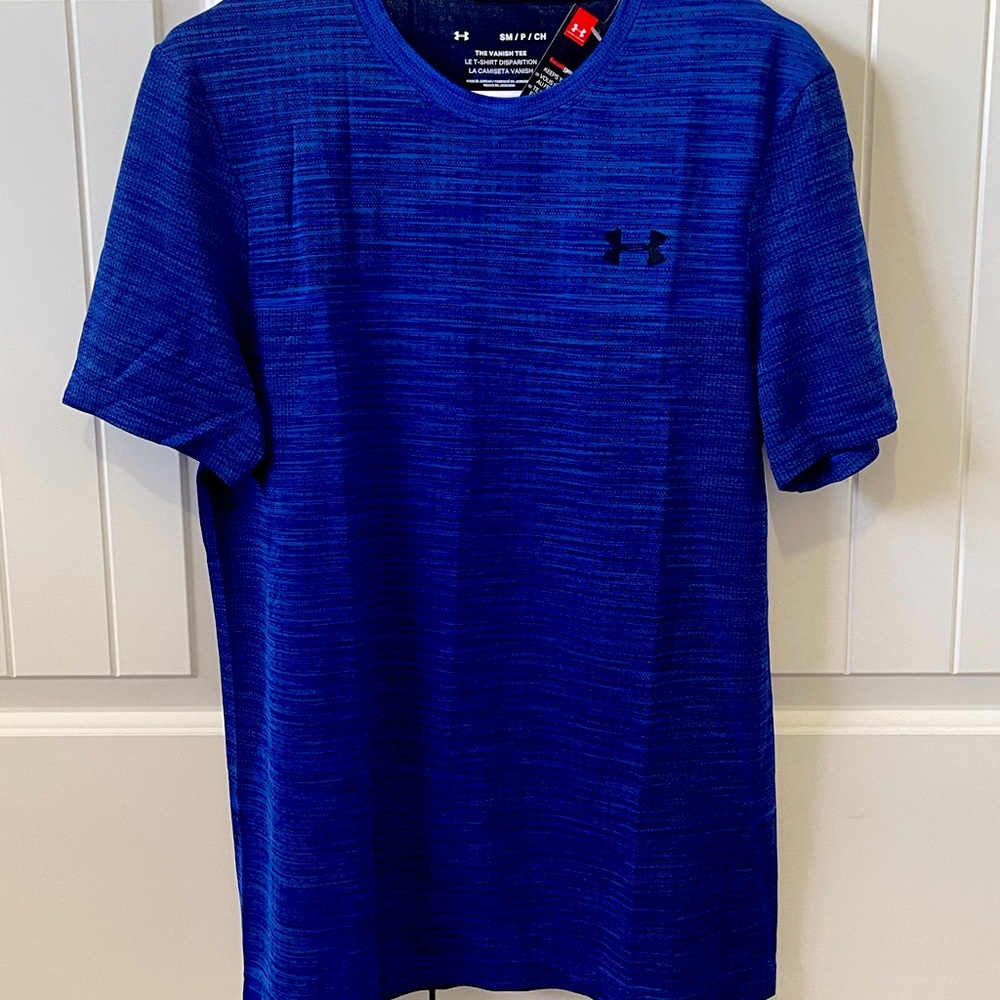 Brand New Men's royal blue Under Armour shirt